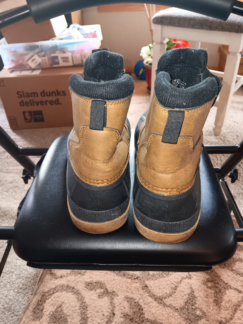 Men's Size 8 Totes Waterproof Duck Boots - Brown/Black
